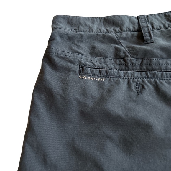 Hurley Nike Dri Fit Chino Golf Stretch Casual Shorts Men’s Size 38” Black 8” Ins - Picture 4 of 10
